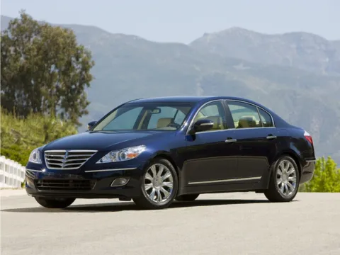 Red 2009 Hyundai Genesis 3.8 for sale in Florissant, MO
