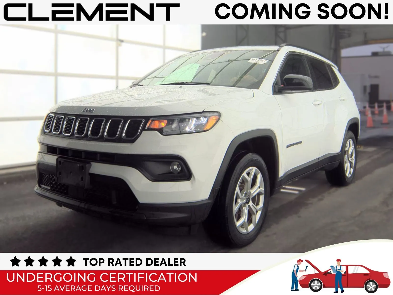 White 2025 Jeep Compass Latitude for sale in Florissant, MO