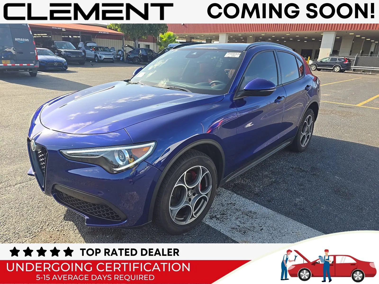 Blue 2023 Alfa Romeo Stelvio Sprint for sale in Florissant, MO
