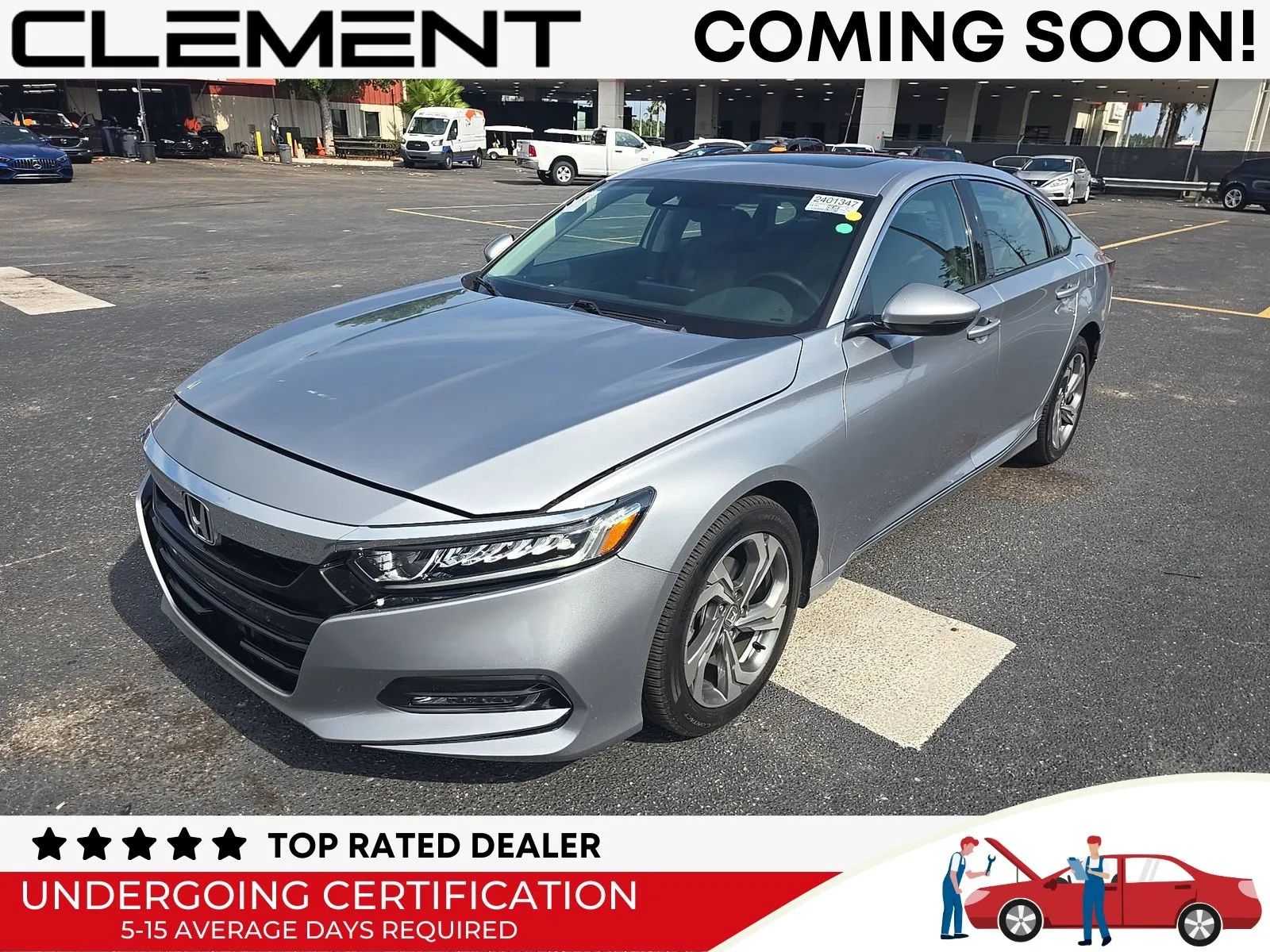 Silver 2019 Honda Accord EX-L for sale in Florissant, MO