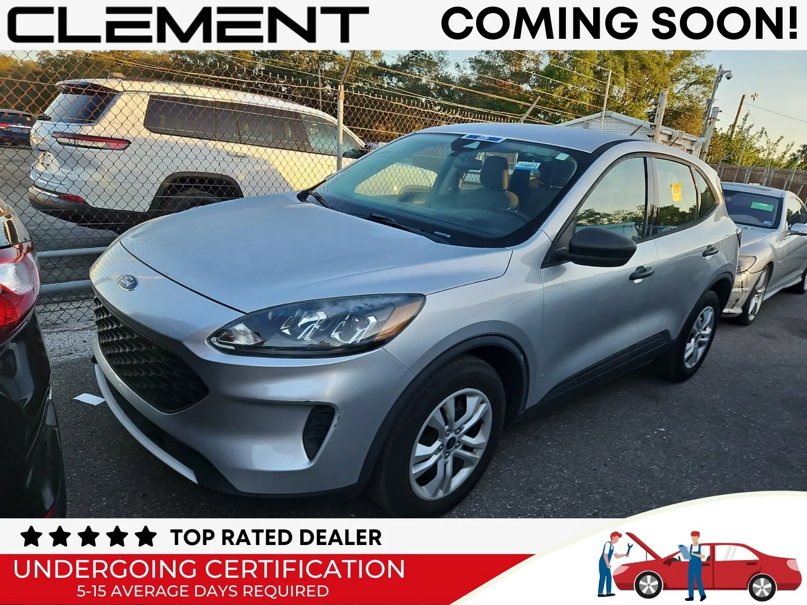 Silver 2020 Ford Escape S for sale in Florissant, MO