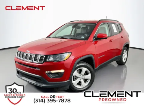Red 2018 Jeep Compass Latitude for sale in Florissant, MO