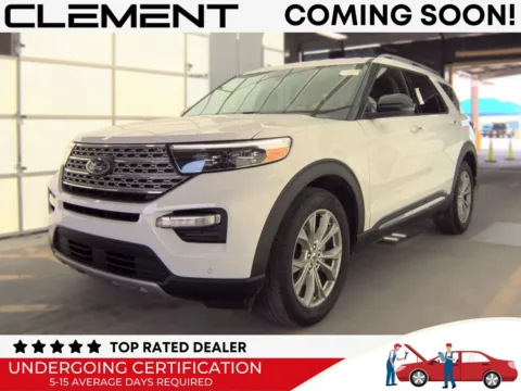 White 2023 Ford Explorer Limited for sale in Florissant, MO