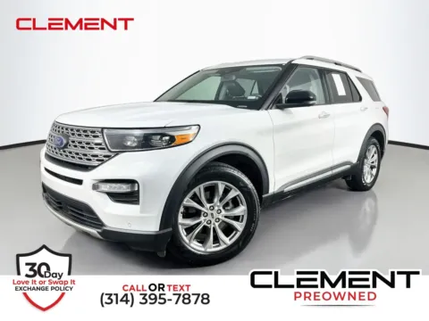 White 2023 Ford Explorer Limited for sale in Florissant, MO