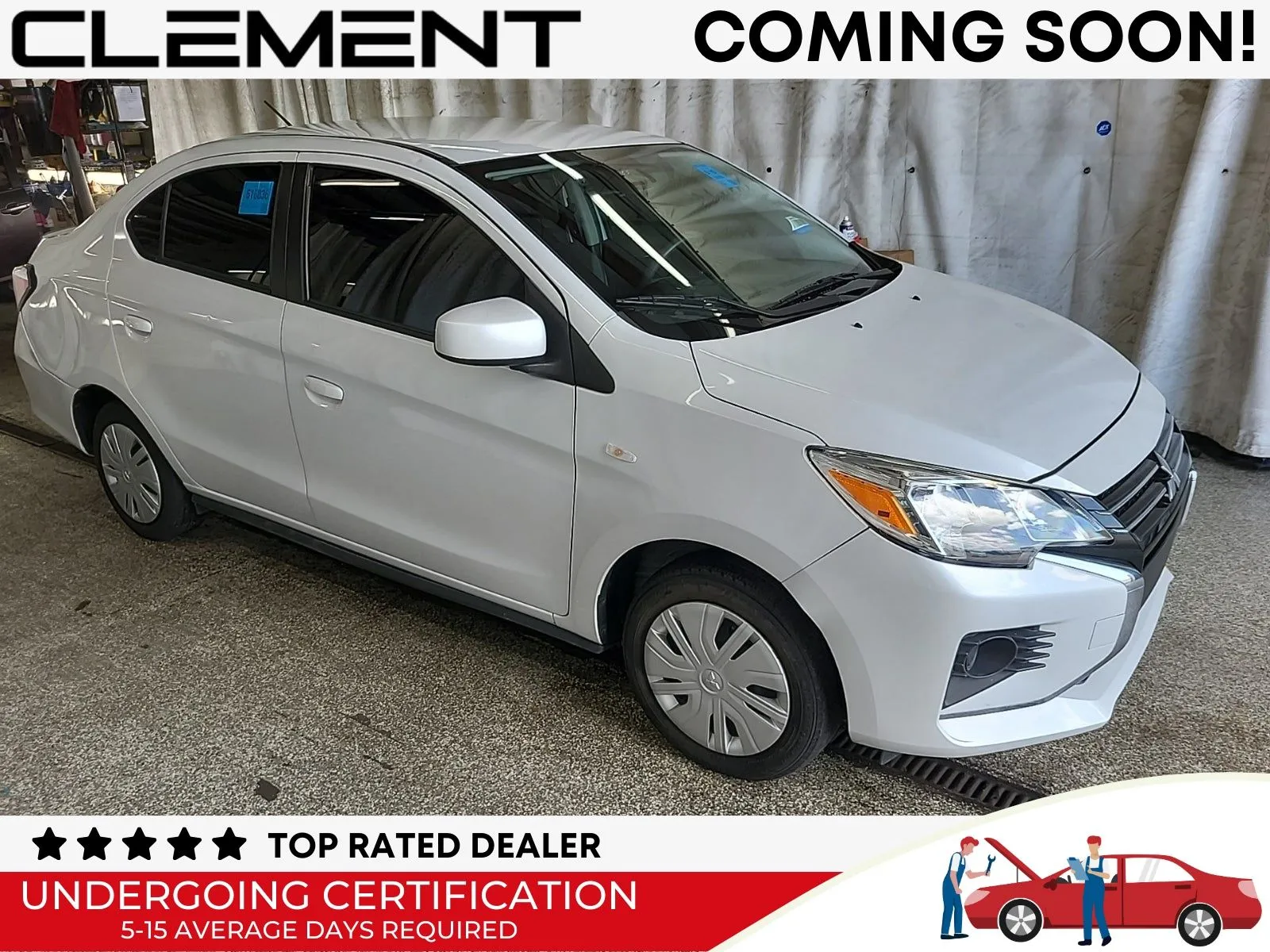 White 2024 Mitsubishi Mirage G4 ES for sale in Florissant, MO