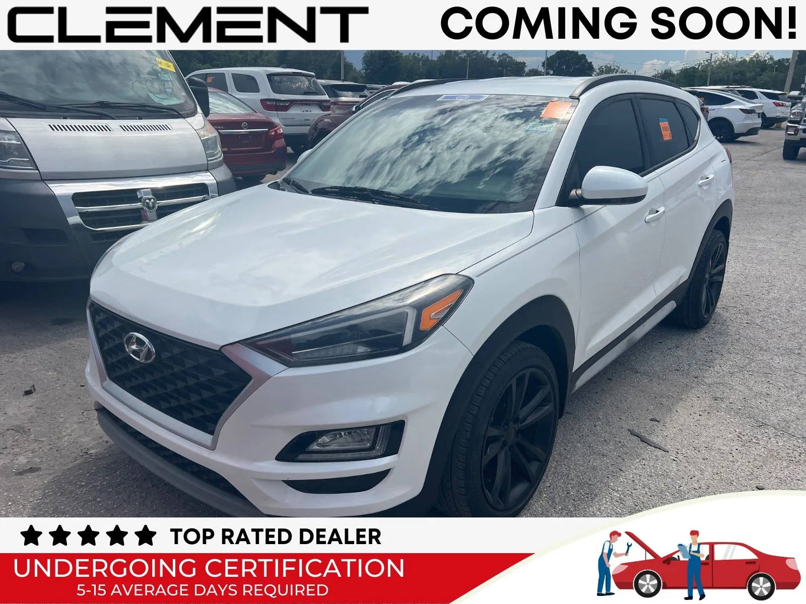 White 2019 Hyundai Tucson Sport for sale in Florissant, MO