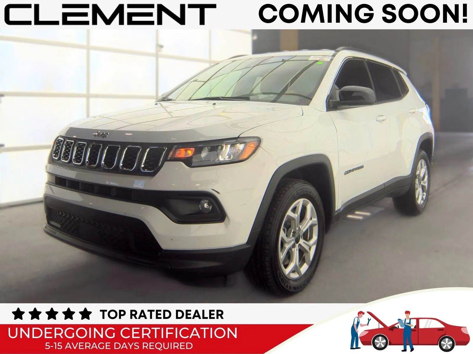 White 2025 Jeep Compass Latitude for sale in Florissant, MO