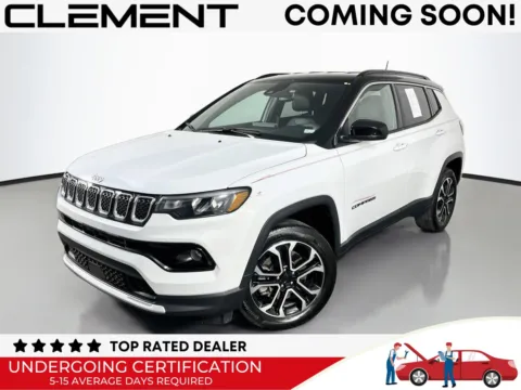 White 2023 Jeep Compass Limited for sale in Florissant, MO