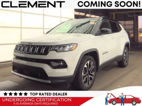 White 2023 Jeep Compass Limited for sale in Florissant, MO