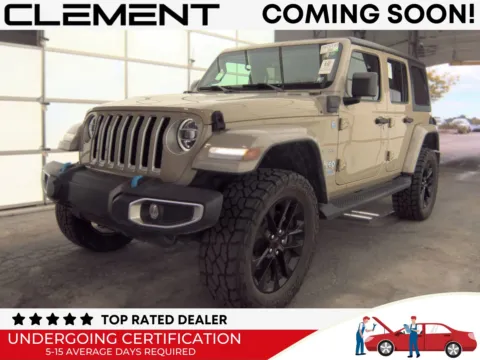 Green 2022 Jeep Wrangler Unlimited Sahara 4xe for sale in Florissant, MO
