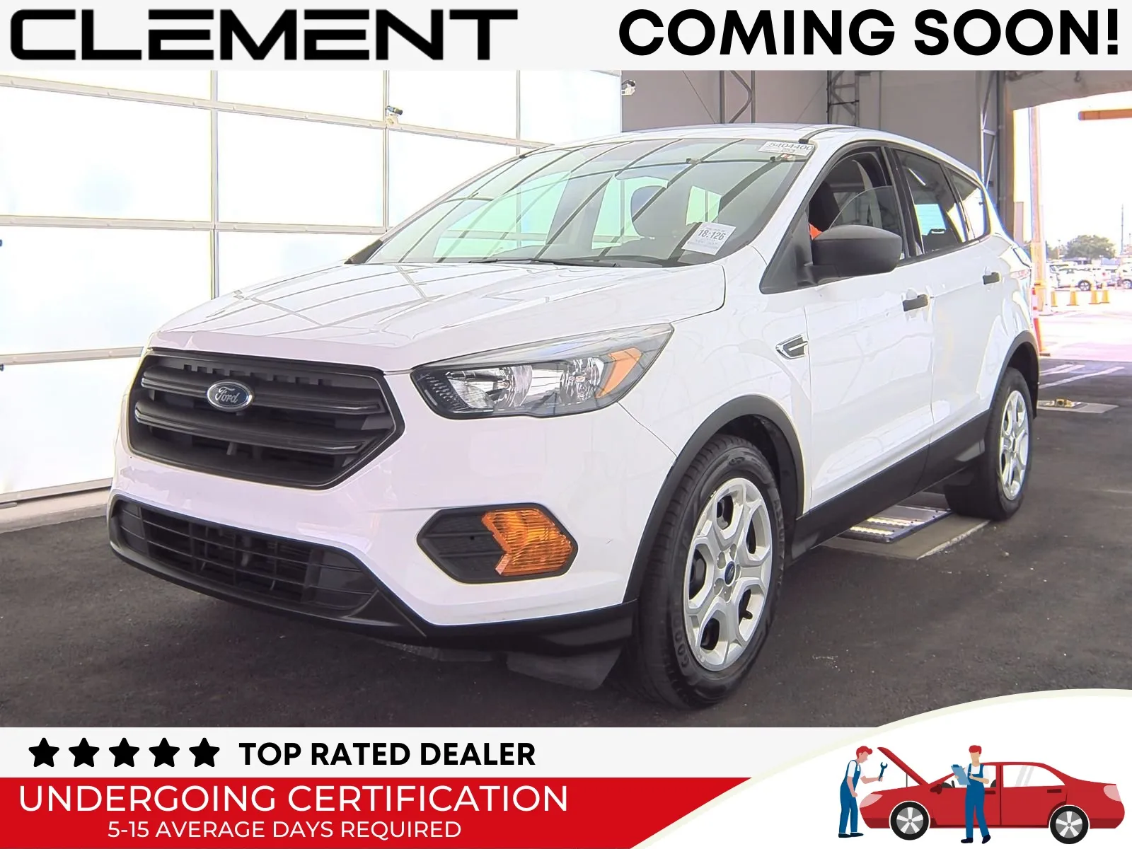 White 2019 Ford Escape S for sale in Florissant, MO