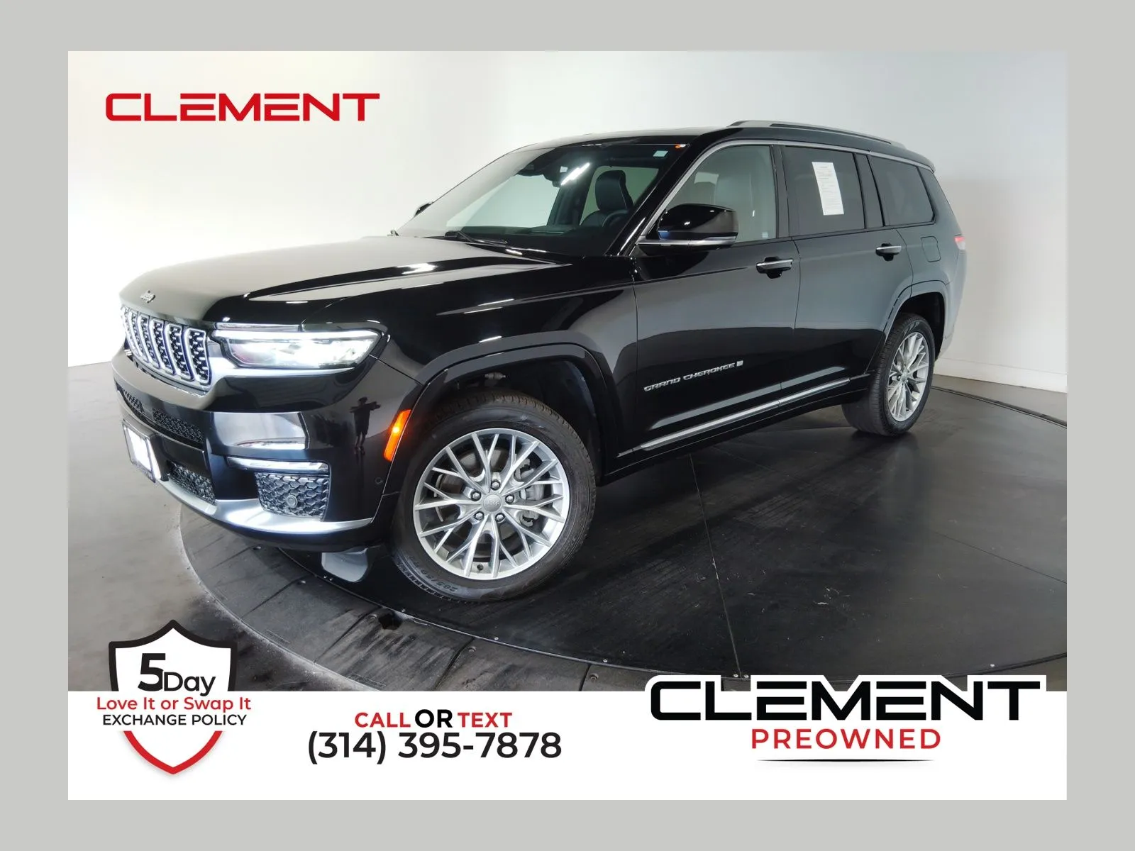 Black 2022 Jeep Grand Cherokee L Summit for sale in Florissant, MO
