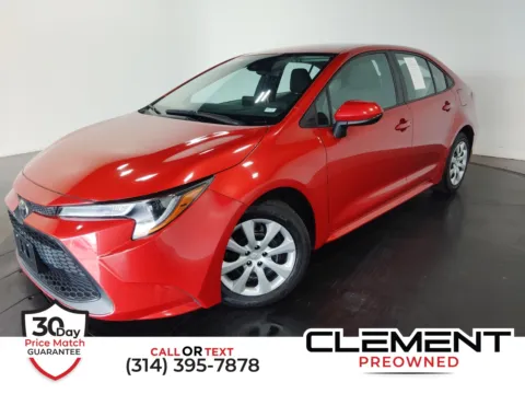 Red 2020 Toyota Corolla LE for sale in Florissant, MO