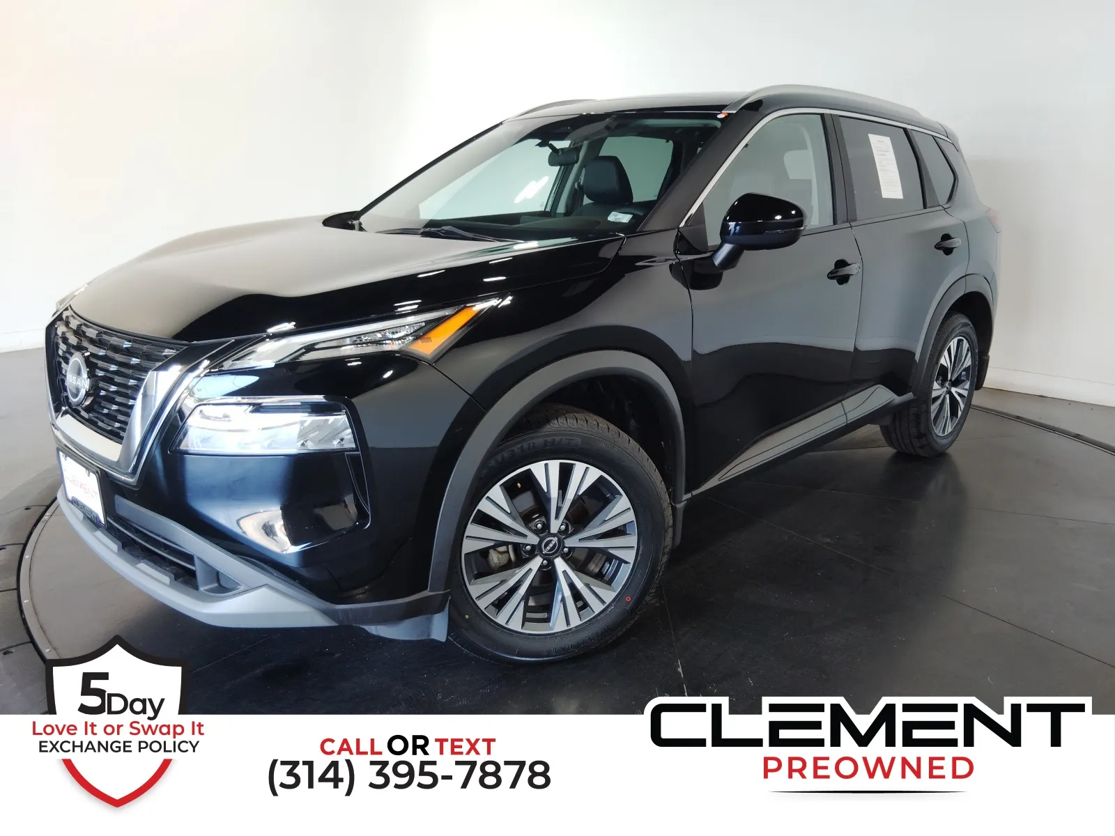 Black 2023 Nissan Rogue SV for sale in Florissant, MO