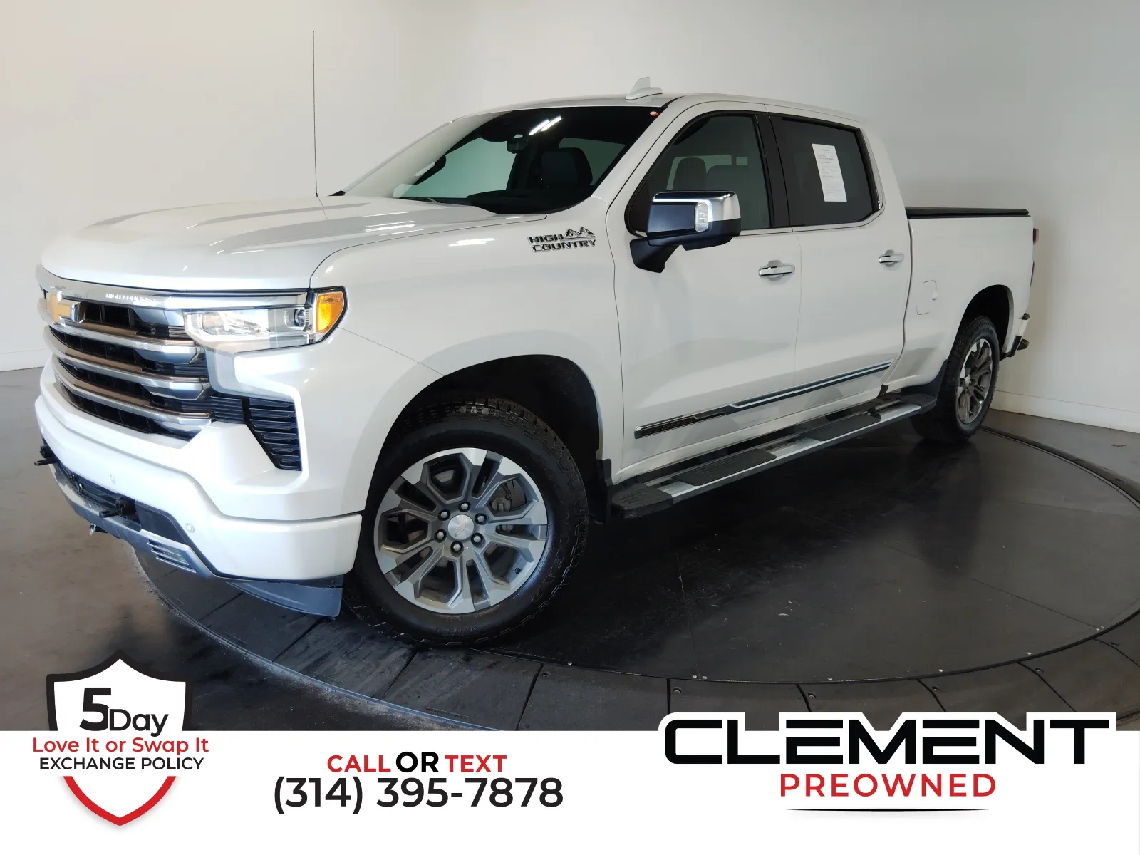 White 2022 Chevrolet Silverado 1500 High Country for sale in Florissant, MO