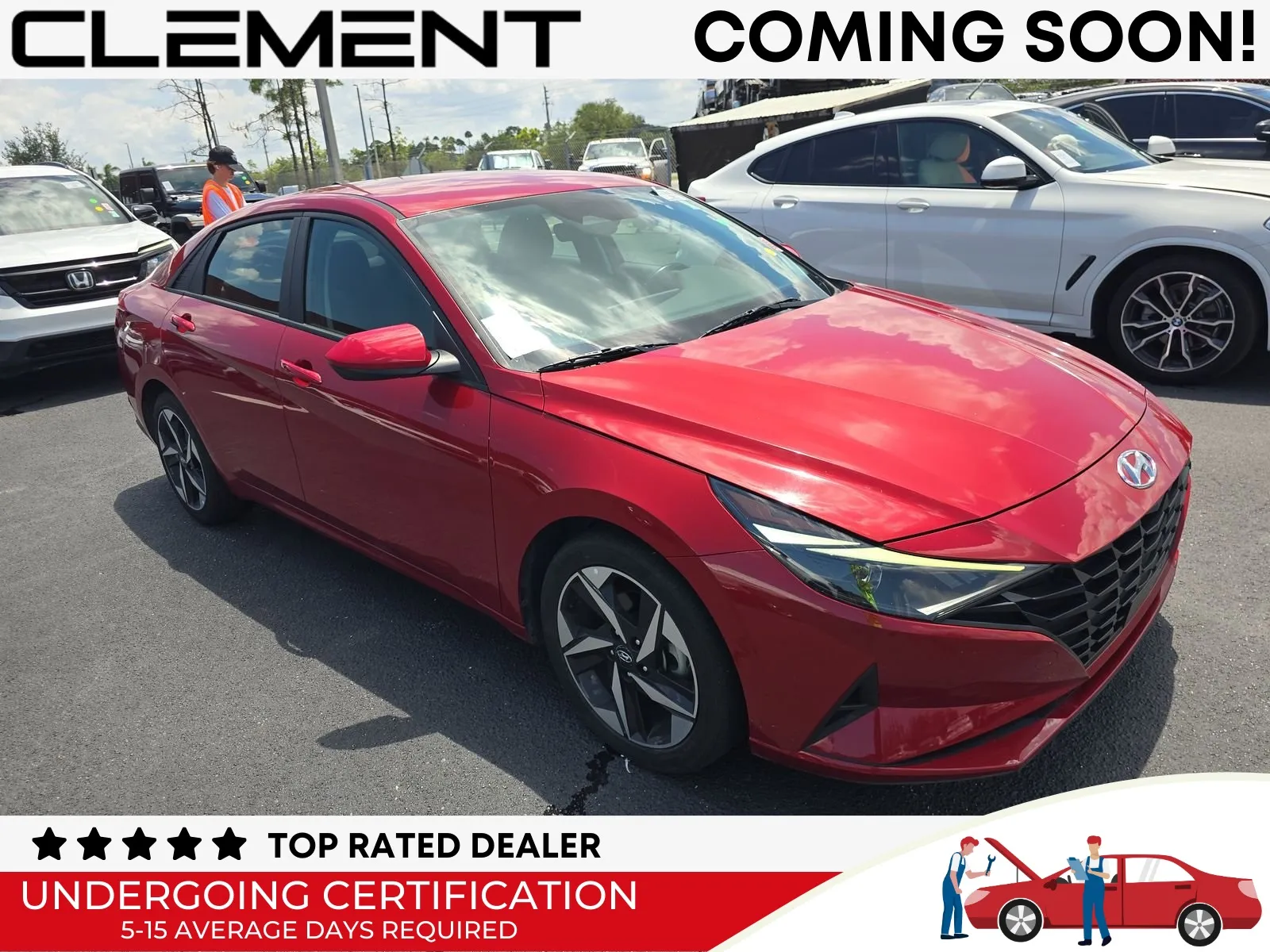 Red 2023 Hyundai Elantra SEL for sale in Florissant, MO
