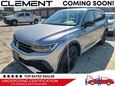 Silver 2022 Volkswagen Tiguan 2.0T SE R-Line Black for sale in Florissant, MO