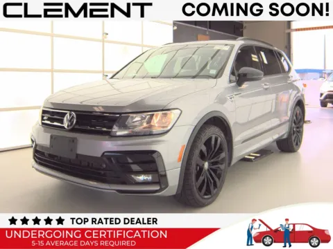 Silver 2021 Volkswagen Tiguan 2.0T SE R-Line Black for sale in Florissant, MO
