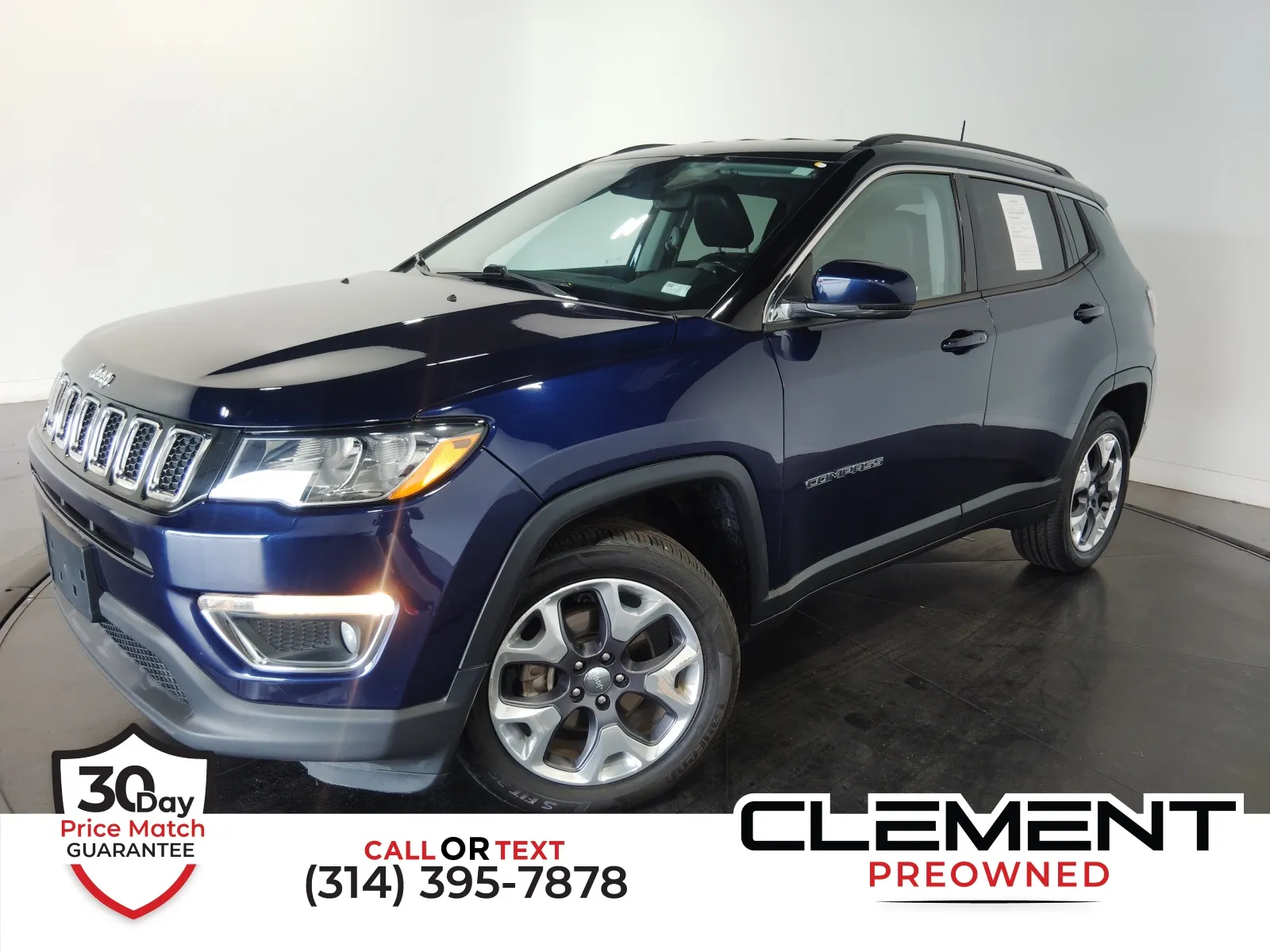 Blue 2021 Jeep Compass Limited for sale in Florissant, MO