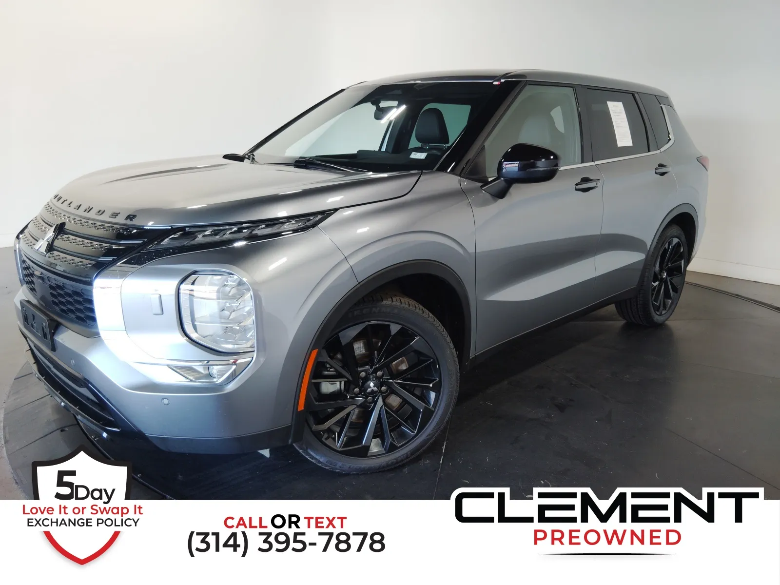 Gray 2022 Mitsubishi Outlander Black Edition for sale in Florissant, MO