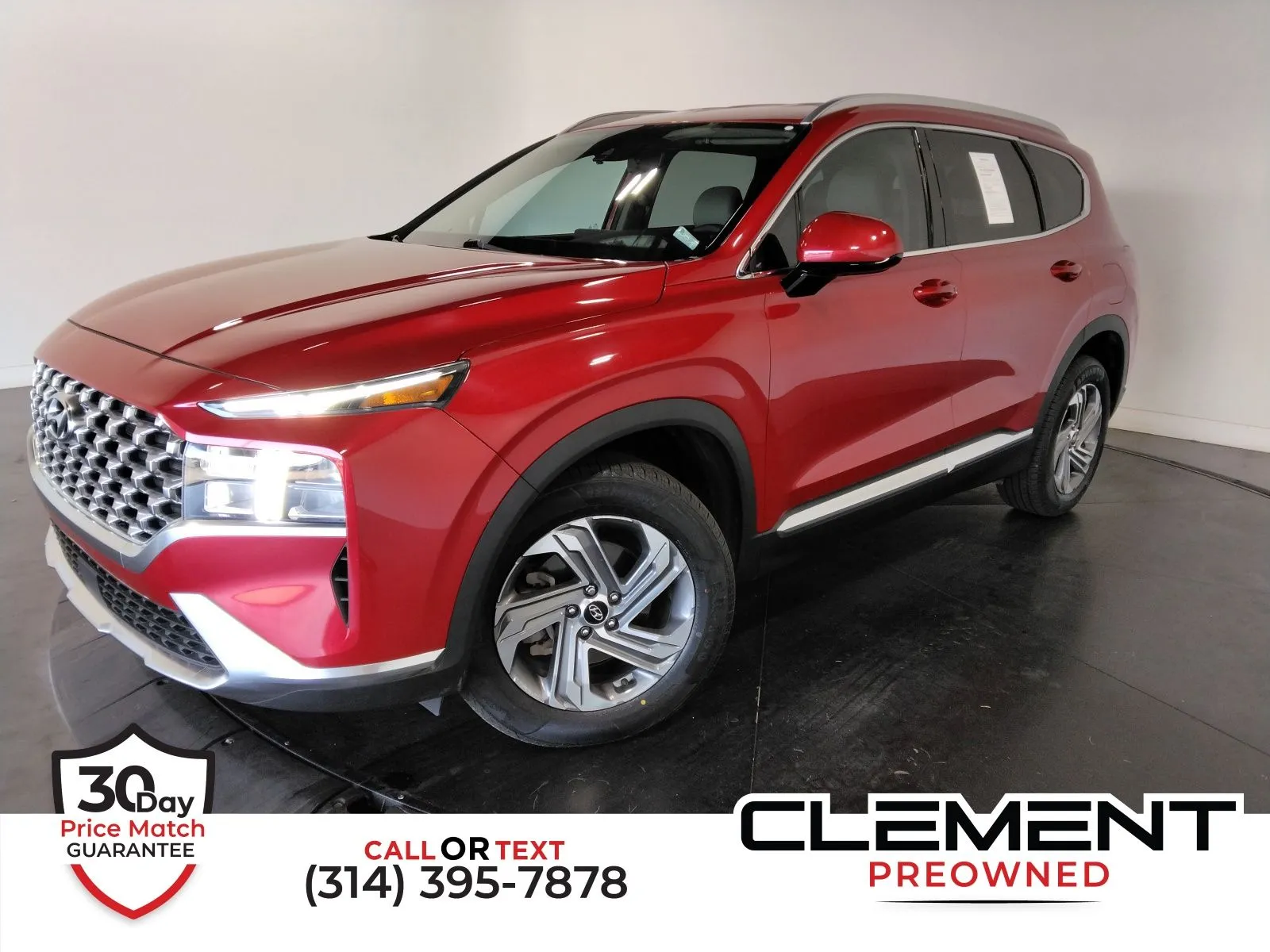 Red 2021 Hyundai Santa Fe SEL for sale in Florissant, MO