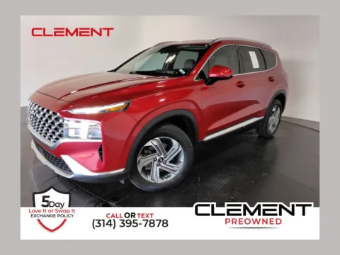Red 2021 Hyundai Santa Fe SEL for sale in Florissant, MO