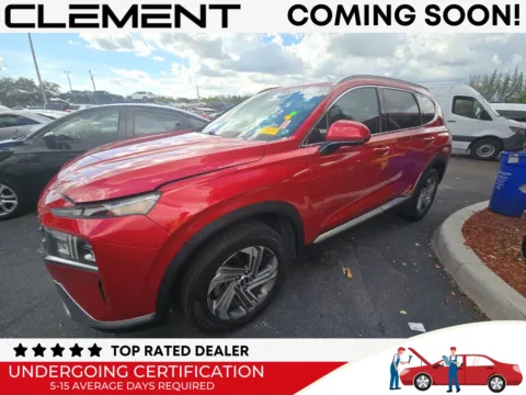 Red 2021 Hyundai Santa Fe SEL for sale in Florissant, MO