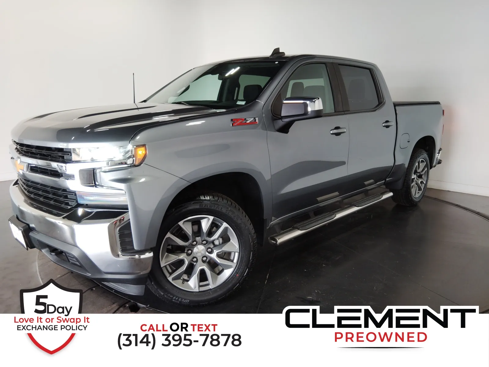 Gray 2021 Chevrolet Silverado 1500 LT for sale in Florissant, MO