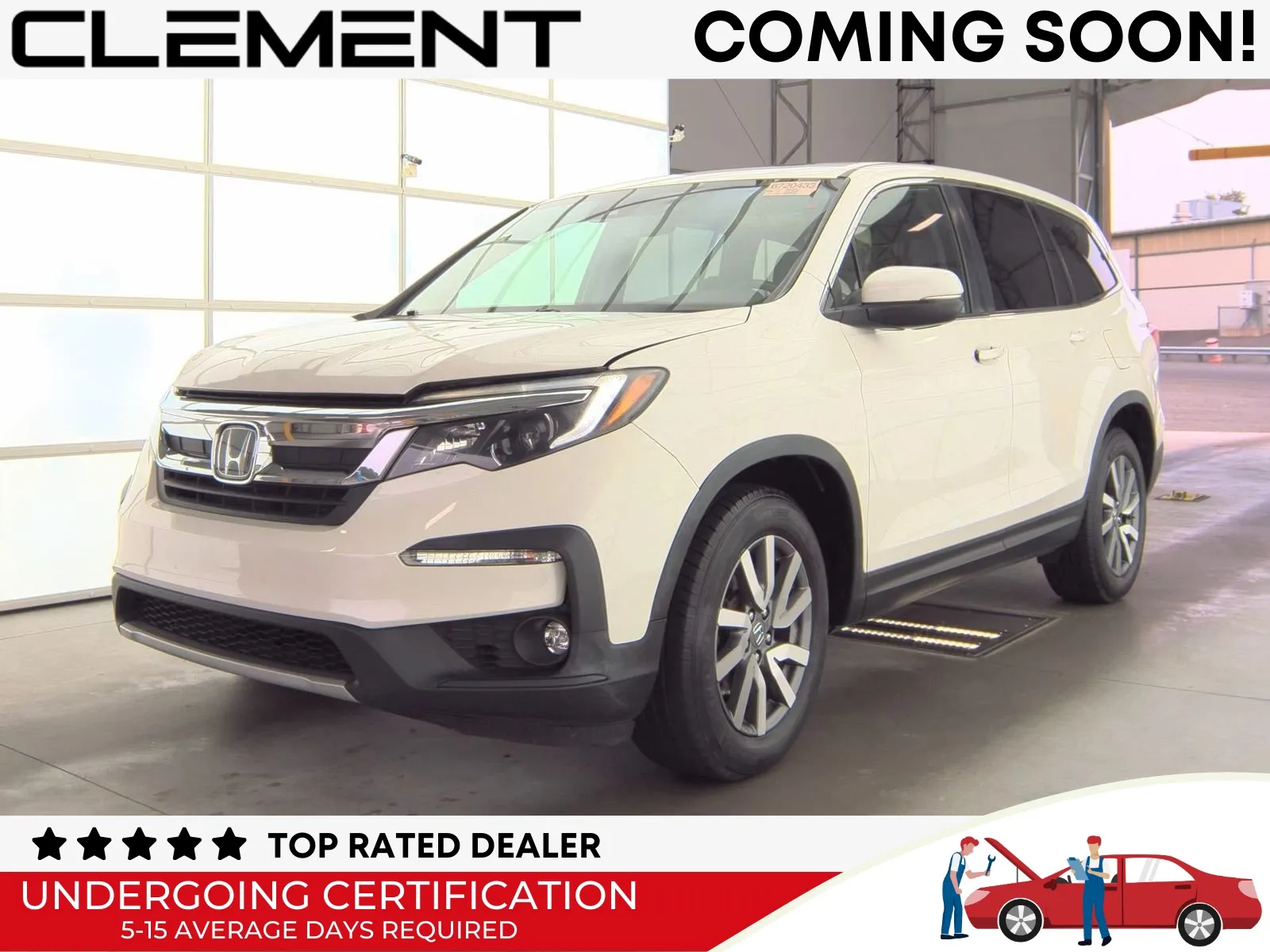 White 2019 Honda Pilot EX-L for sale in Florissant, MO