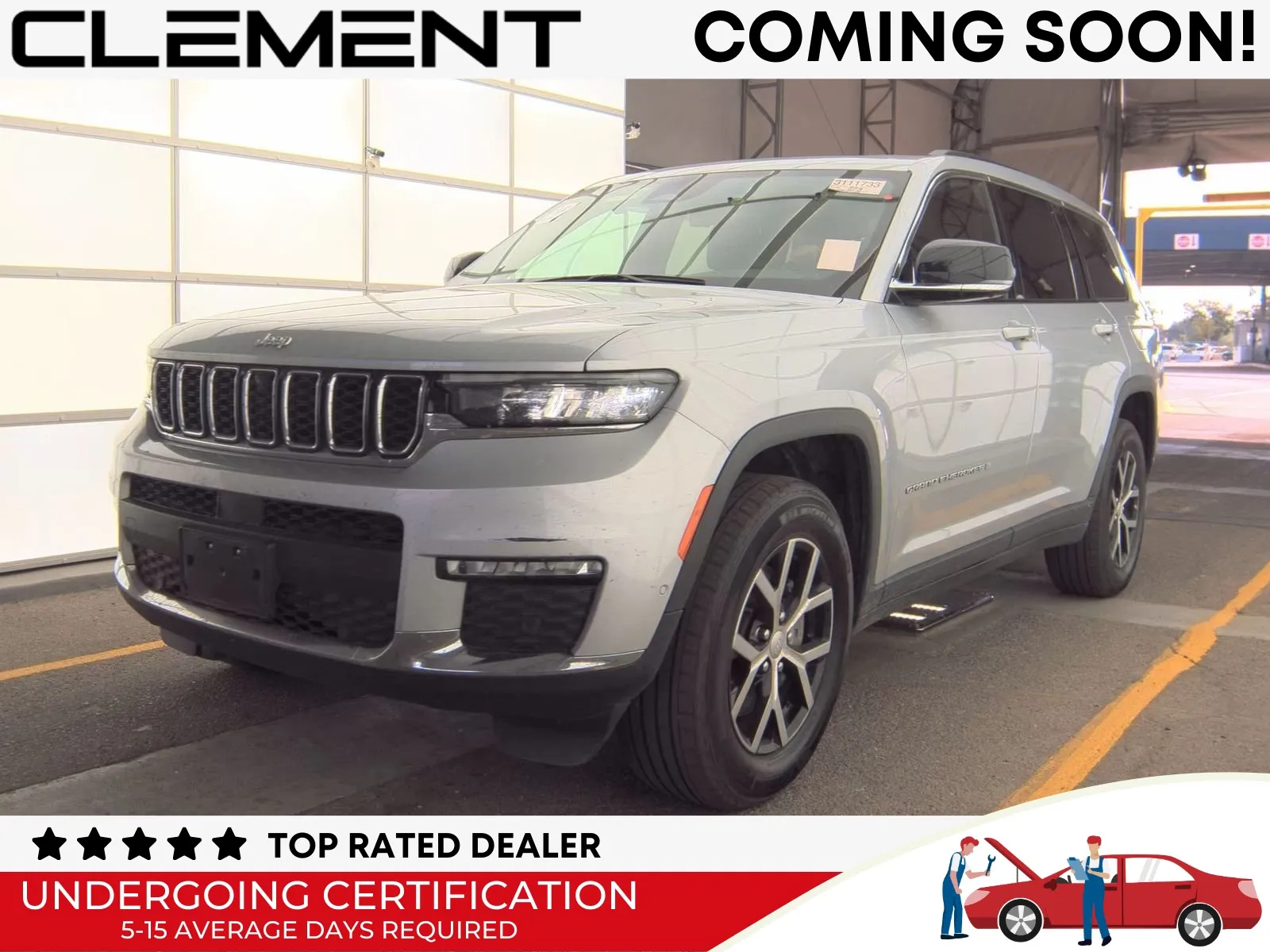 Silver 2024 Jeep Grand Cherokee L Limited for sale in Florissant, MO
