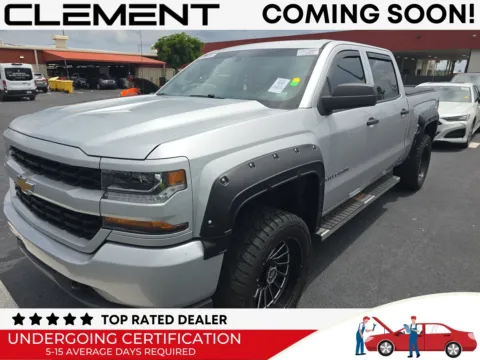 Silver 2018 Chevrolet Silverado 1500 Custom for sale in Florissant, MO