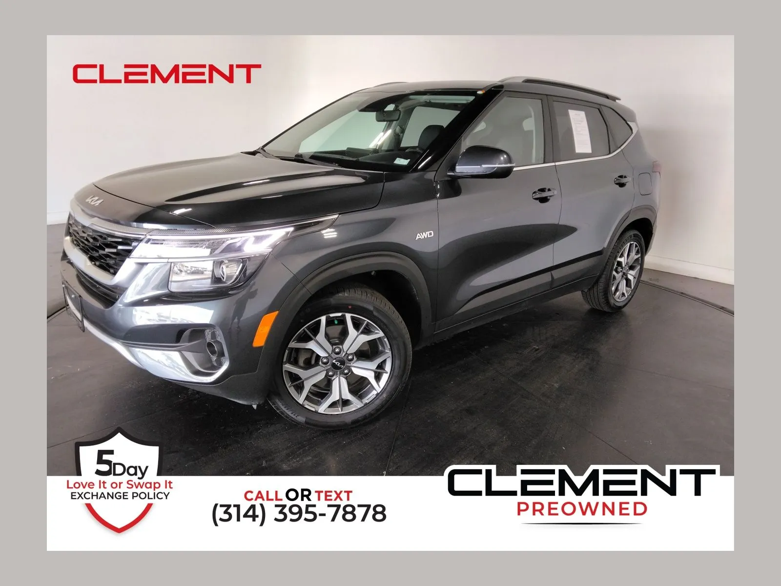 Gray 2023 Kia Seltos EX for sale in Florissant, MO