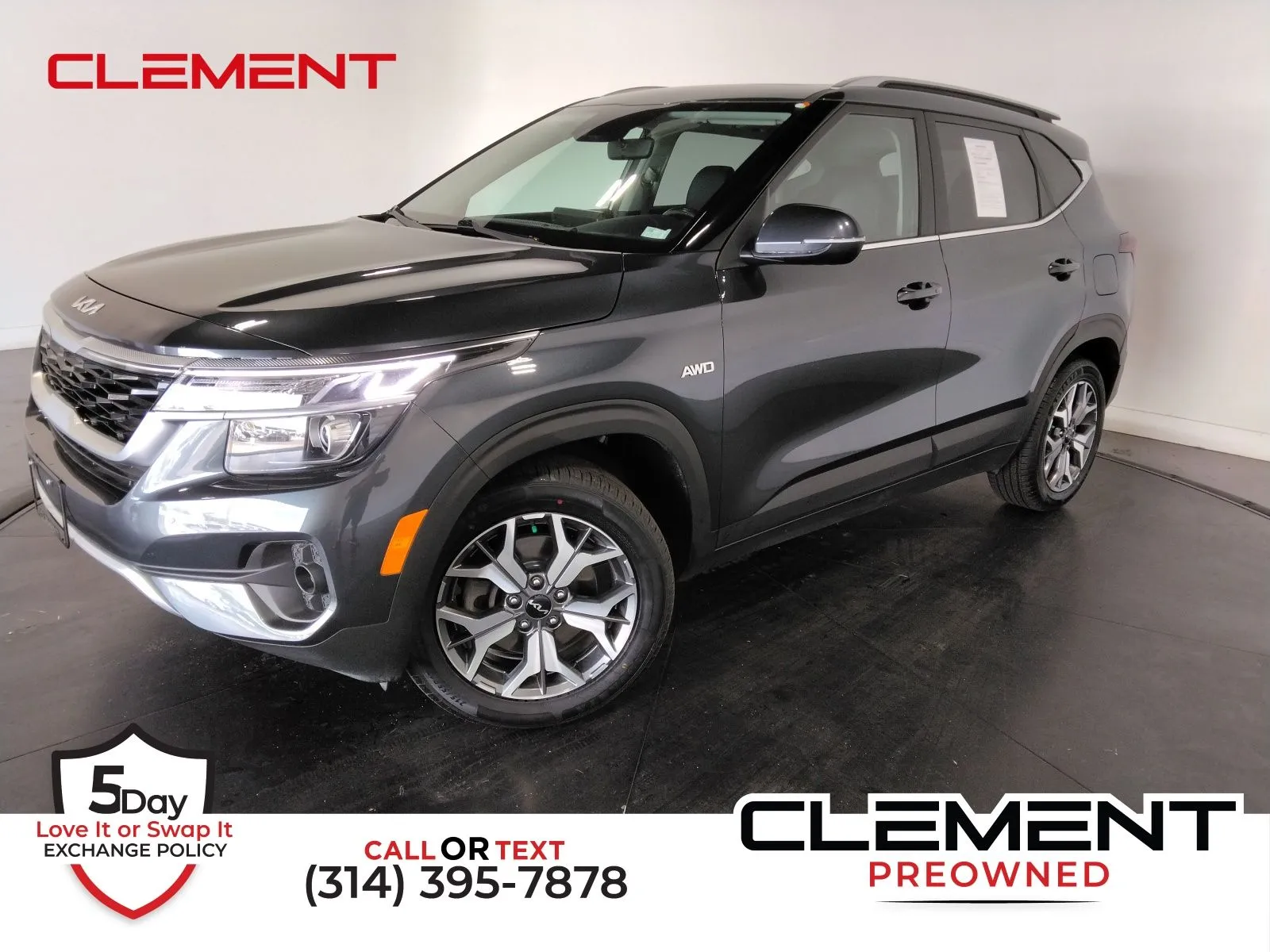 Gray 2023 Kia Seltos EX for sale in Florissant, MO