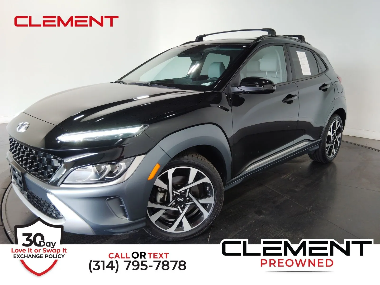 Black 2022 Hyundai Kona Limited for sale in Florissant, MO