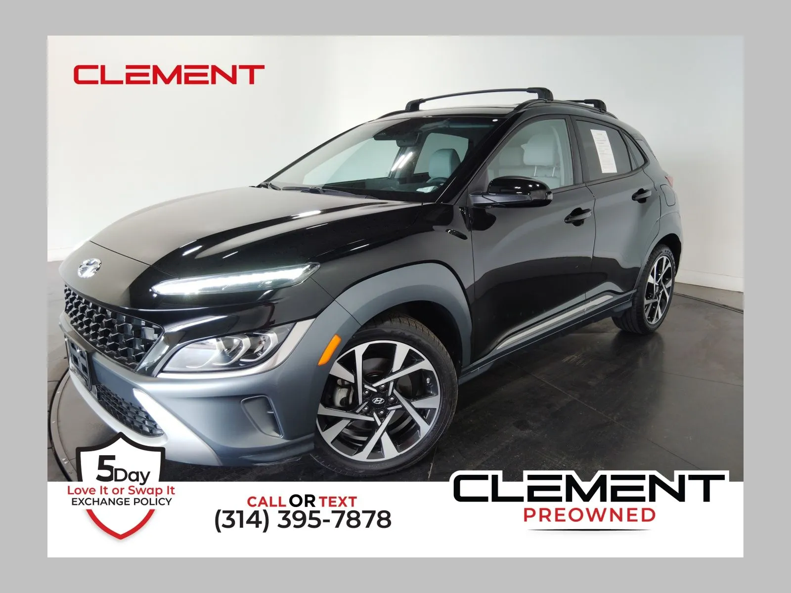 Black 2022 Hyundai Kona Limited for sale in Florissant, MO