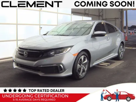 Silver 2021 Honda Civic LX for sale in Florissant, MO