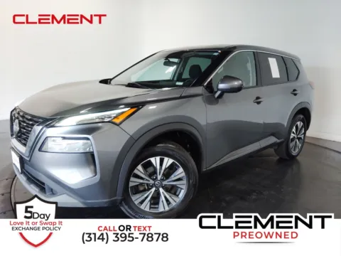 Gray 2021 Nissan Rogue SV for sale in Florissant, MO