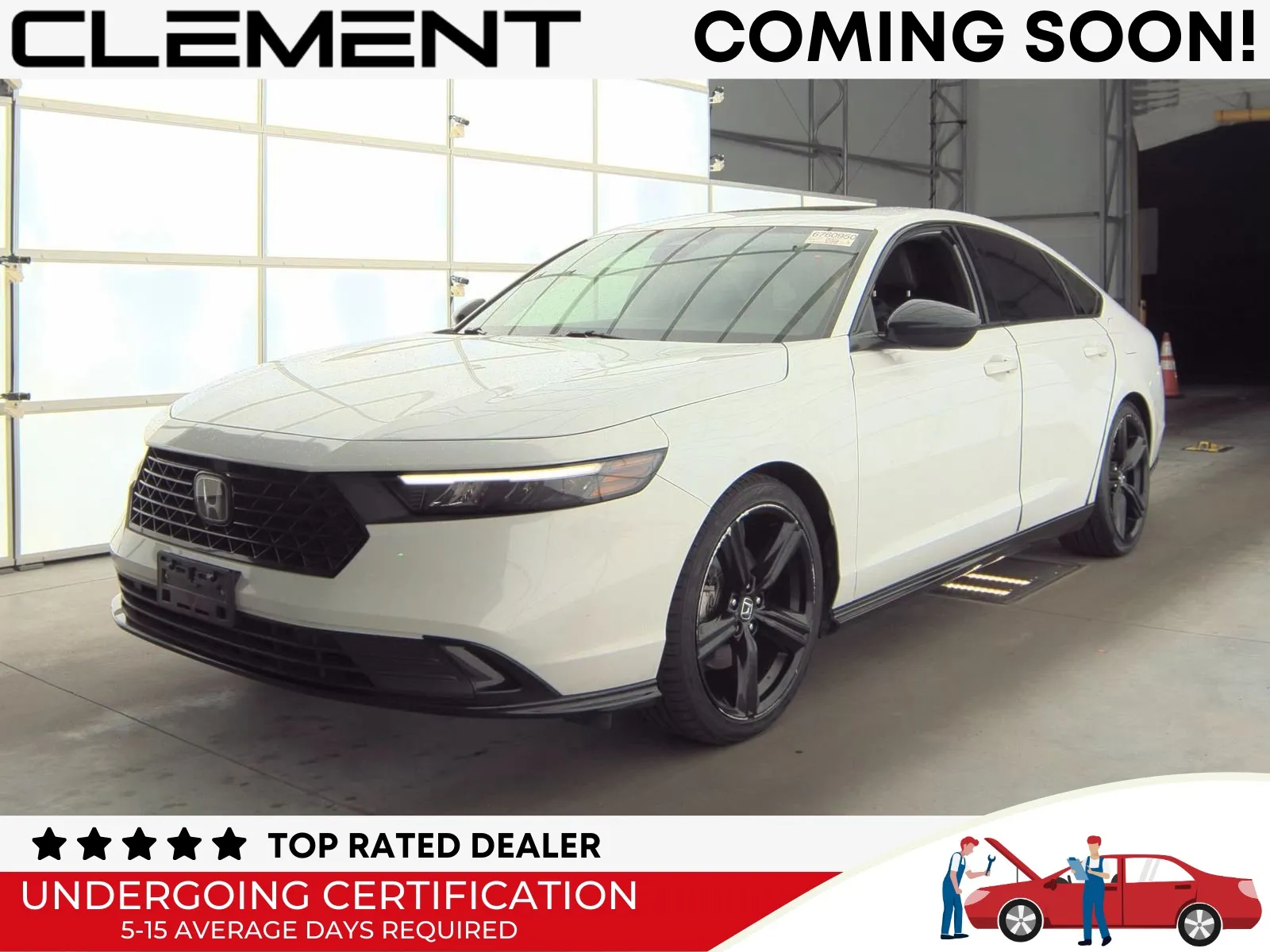 White 2023 Honda Accord Hybrid Sport-L for sale in Florissant, MO