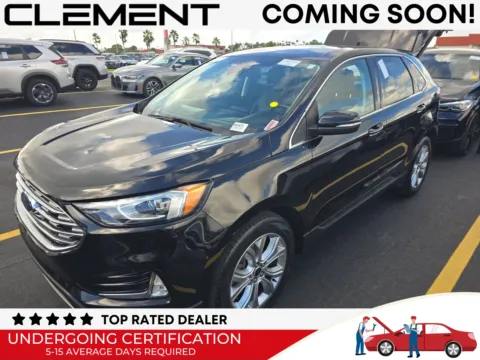 Black 2022 Ford Edge Titanium for sale in Florissant, MO
