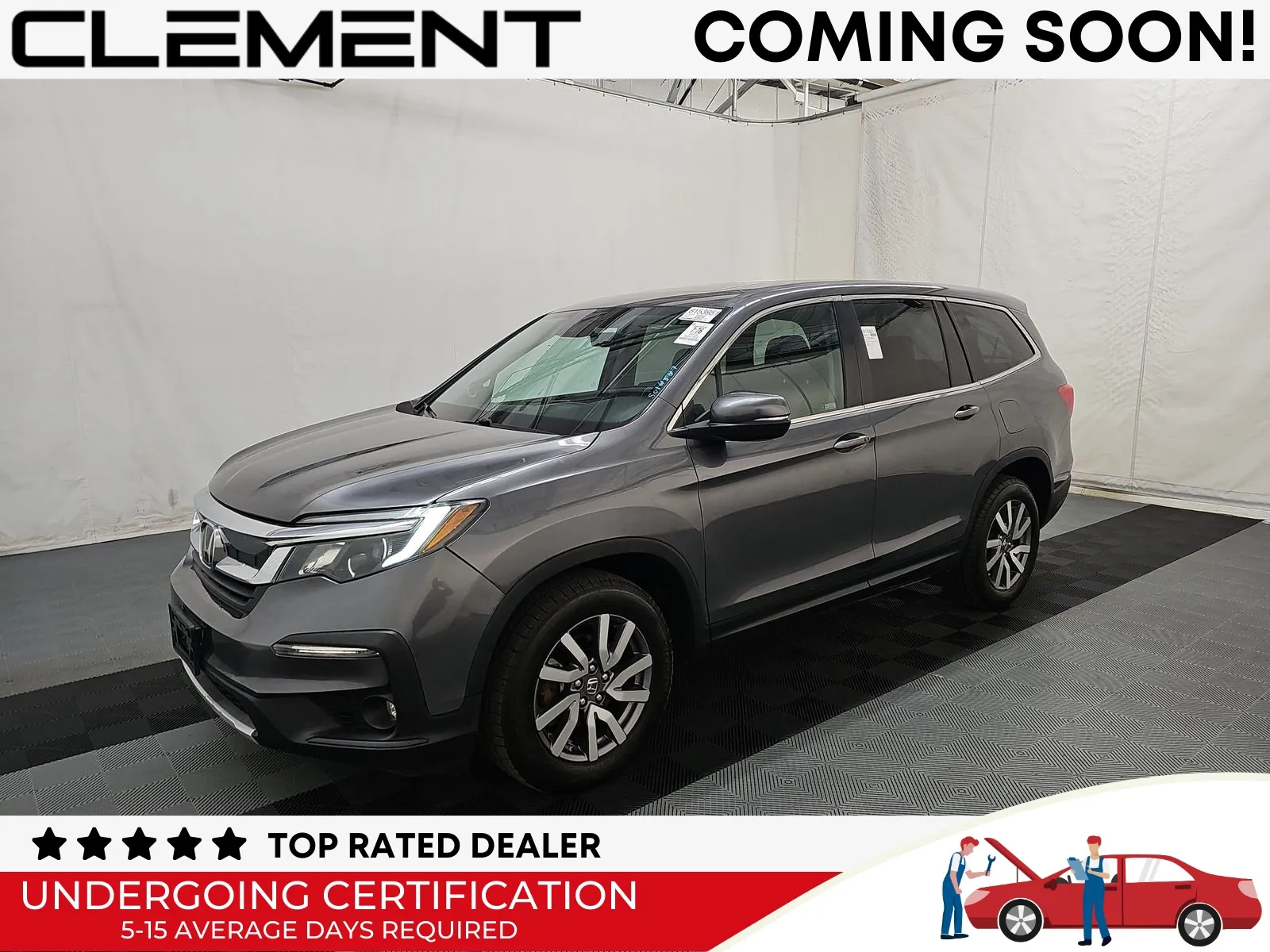 Gray 2019 Honda Pilot EX-L for sale in Florissant, MO
