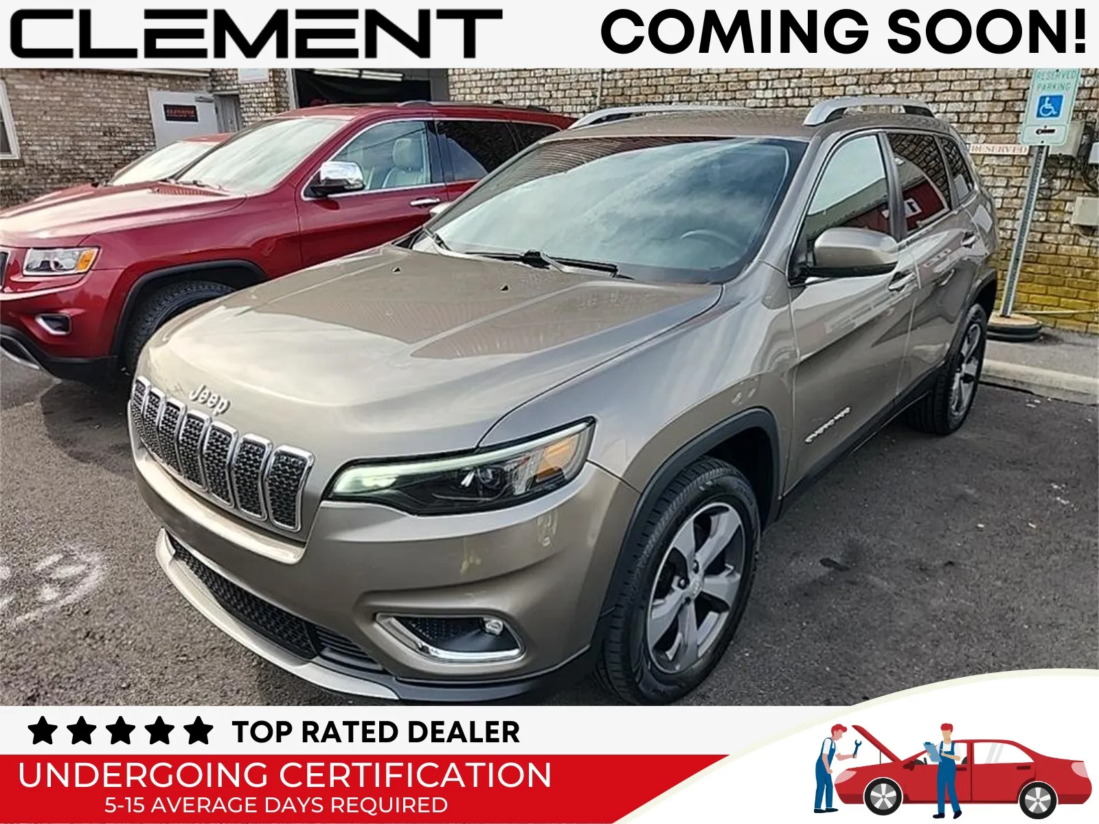 Brown 2019 Jeep Cherokee Limited for sale in Florissant, MO
