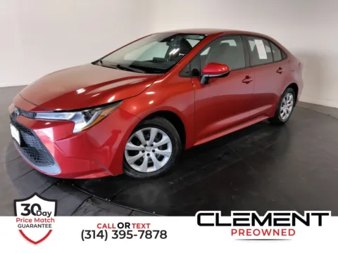 Red 2020 Toyota Corolla LE for sale in Florissant, MO