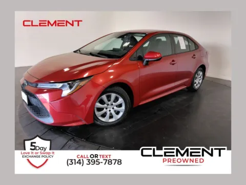 Red 2020 Toyota Corolla LE for sale in Florissant, MO