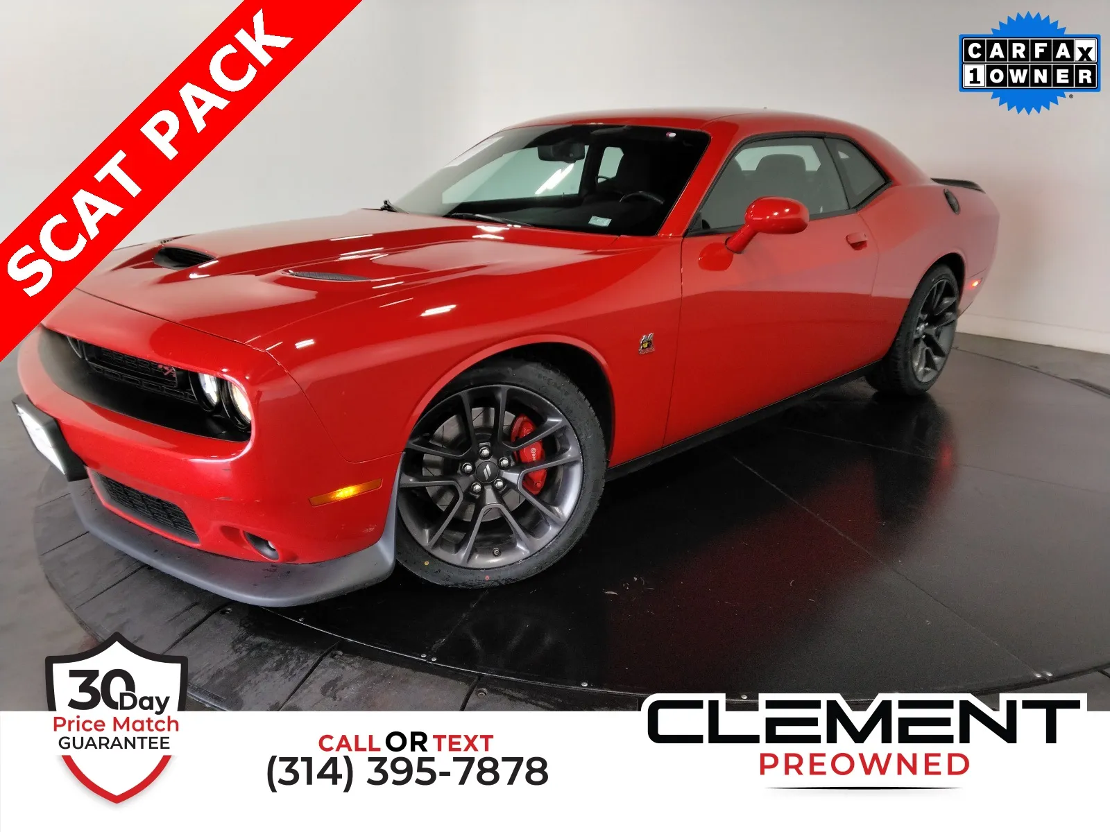 Red 2020 Dodge Challenger R/T Scat Pack for sale in Florissant, MO