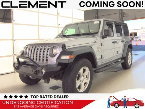 Silver 2019 Jeep Wrangler Unlimited Sport S for sale in Florissant, MO
