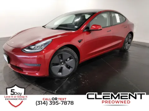 Red 2021 Tesla Model 3 Standard Range Plus for sale in Florissant, MO