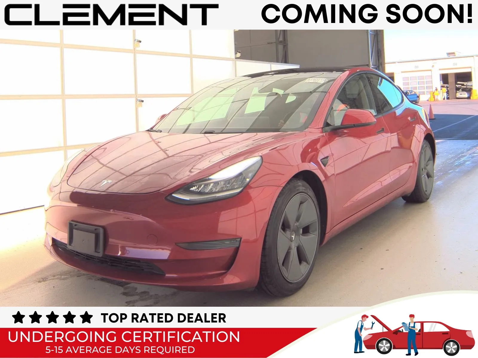 Red 2021 Tesla Model 3 Standard Range Plus for sale in Florissant, MO