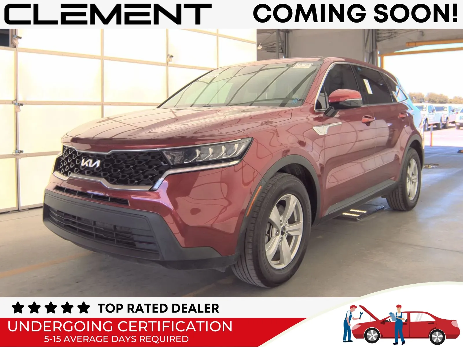Red 2023 Kia Sorento LX for sale in Florissant, MO