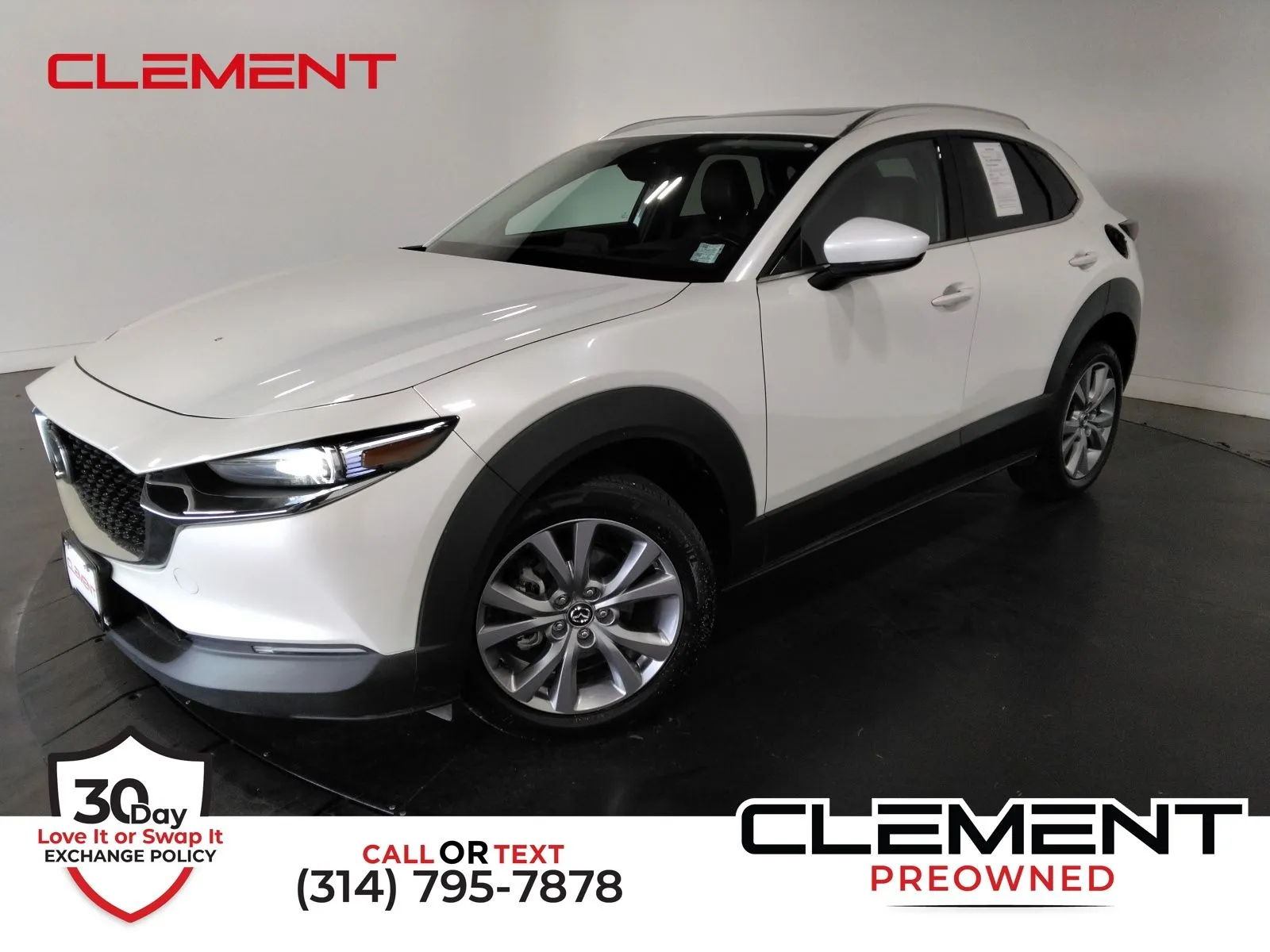 White 2023 Mazda CX-30 2.5 S Premium Package for sale in Florissant, MO