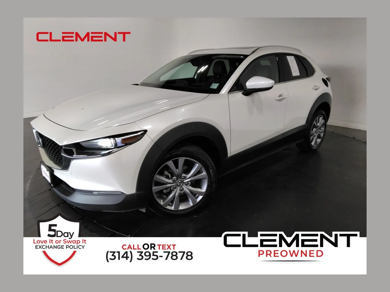 White 2023 Mazda CX-30 2.5 S Premium Package for sale in Florissant, MO